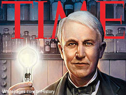 Thomas Edison, inventor of the light bulp, picture around 1930